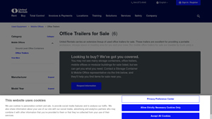 United Rentals - Used Office Trailers