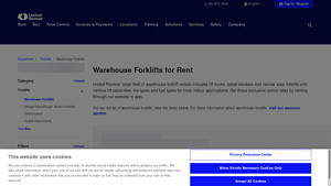United Rentals - Warehouse Forklift Rentals