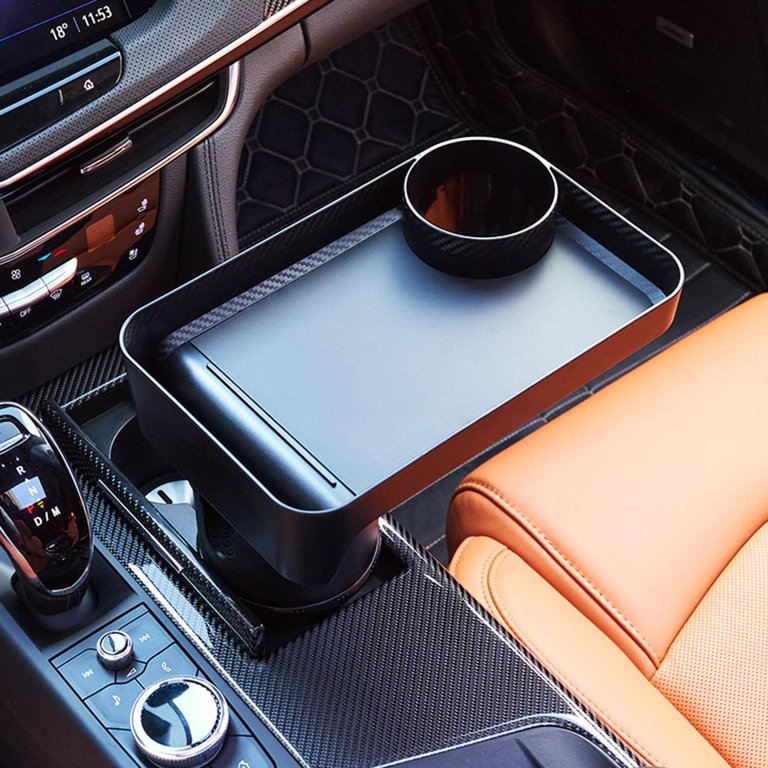 An application scenario or product detail of universal dual two cup holder tray - Image 5