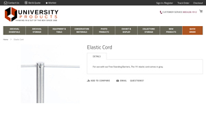 University Products - Elastic Cord