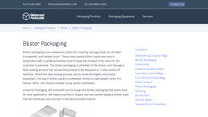 Univpack - Blister Packaging Solutions