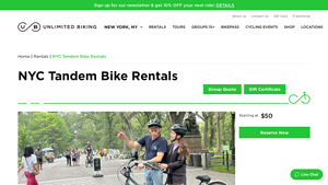 Unlimited Biking - NYC Tandem Bike Rentals