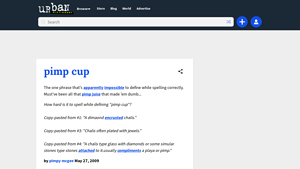 Urban Dictionary - Pimp's Cup