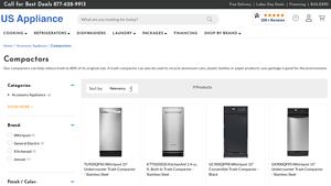 US Appliance - Trash Compactors
