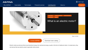 Aspina Group - Electric Motors