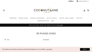 Coconut Lane - 3D Phone Cases