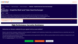 Mersen - Graphite Shell and Tube Heat Exchanger