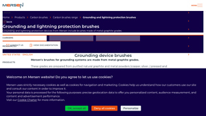 Mersen - Grounding and Lightning Protection Brushes