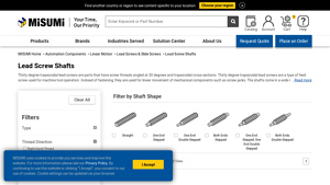 MISUMI - Lead Screw Shafts