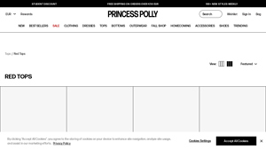 Princess Polly - Red Tops for Women