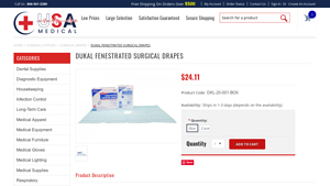 Dukal - Fenestrated Surgical Drapes