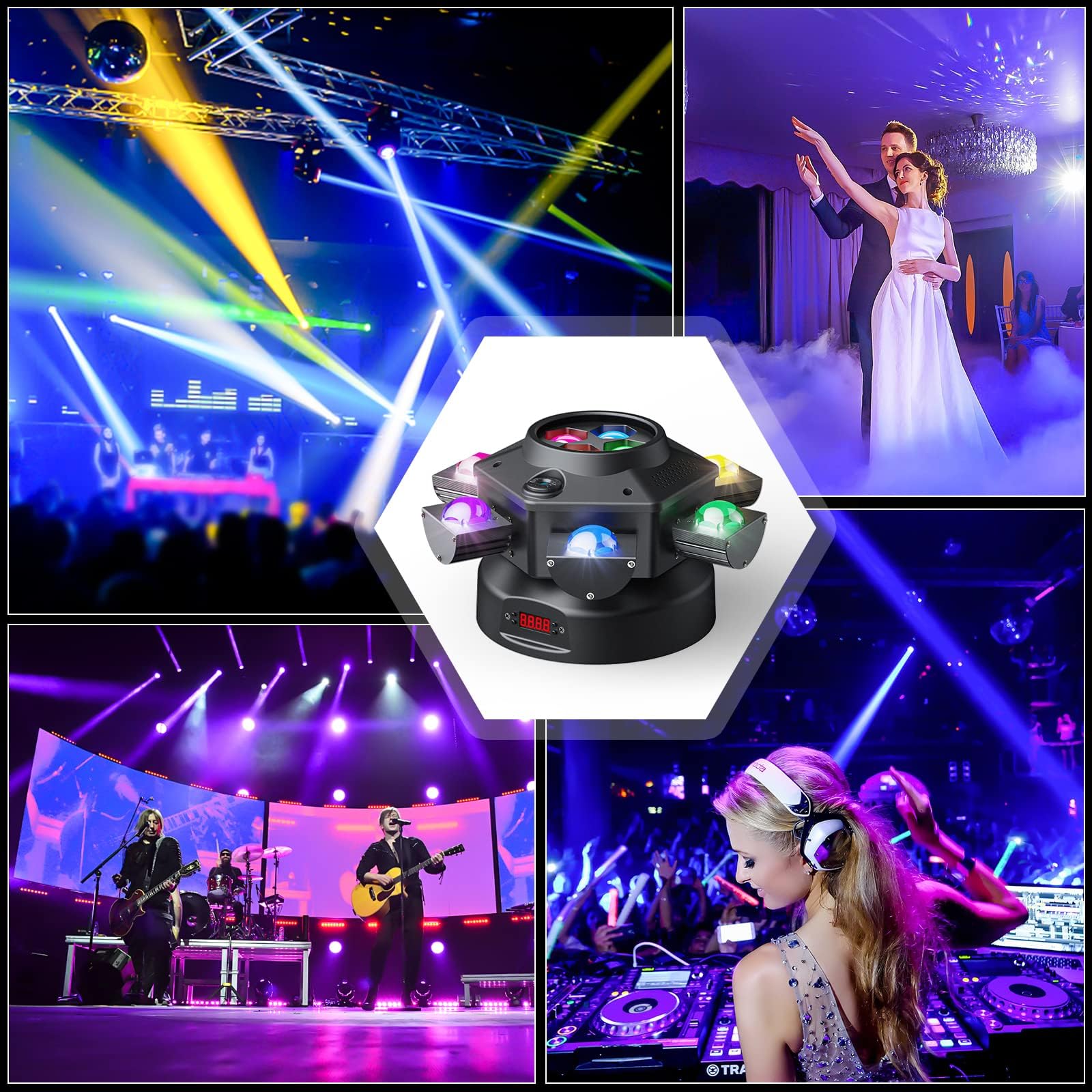 An application scenario or product detail of used dj moving head light pair - Image 19