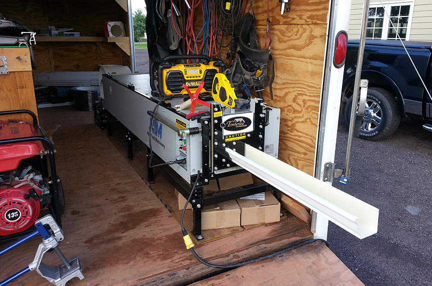 An application scenario or product detail of used gutter machine for sale - Image 6
