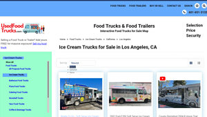 Ice Cream Trucks - Various Models Available