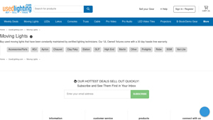 Used Lighting - Quality Moving Lights