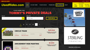 Used Rides - Diverse Attractions for Sale