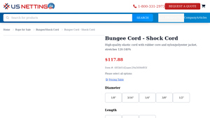 US Netting - High-Quality Bungee Cord