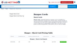 US Netting - Bungee Cord