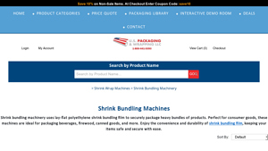 US Packaging and Wrapping - Shrink Bundling Machines
