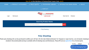US Packaging & Wrapping - Poly Sheeting