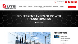 UTB Transformers - Power Transformers