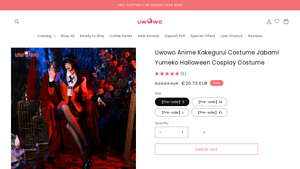 Uwowo Cosplay - Kakegurui Jabami Yumeko Costume