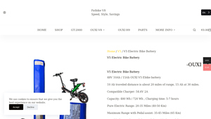 OUXI - V5 Electric Bike Battery