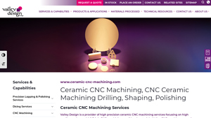 Valley Design - Precision Ceramic CNC Machining
