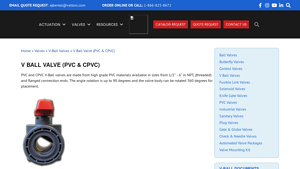 Valtorc - PVC & CPVC V-Ball Valves