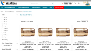 Valveman - Ball Check Valves
