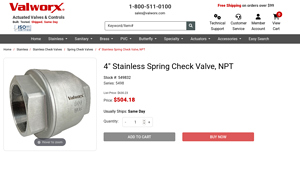Valworx - Stainless Check Valve