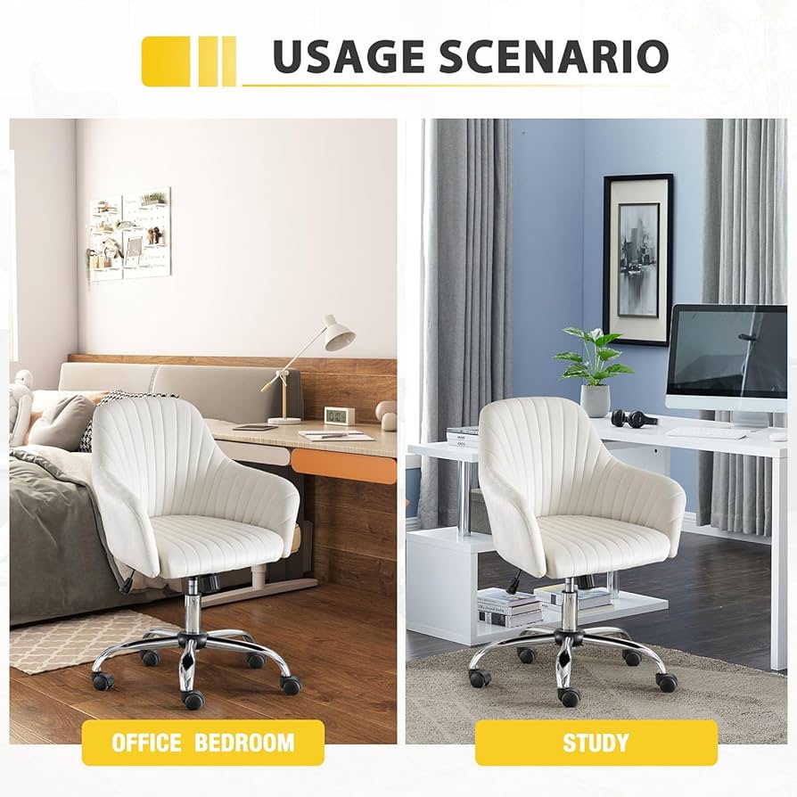 An application scenario or product detail of vanity chair with wheels - Image 17