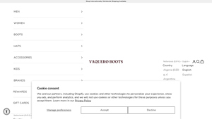 Vaquero Boots - Handmade Mariachi Hat