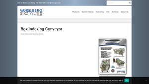 VBS Systems - Box Indexing Conveyor