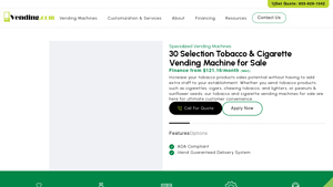 Vending.com - Tobacco & Cigarette Vending Machine