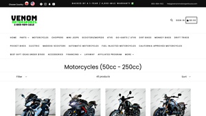 Venom Motorsports - Free Delivery