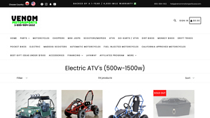 Venom Motorsports - Electric Mini Jeep & Go Karts