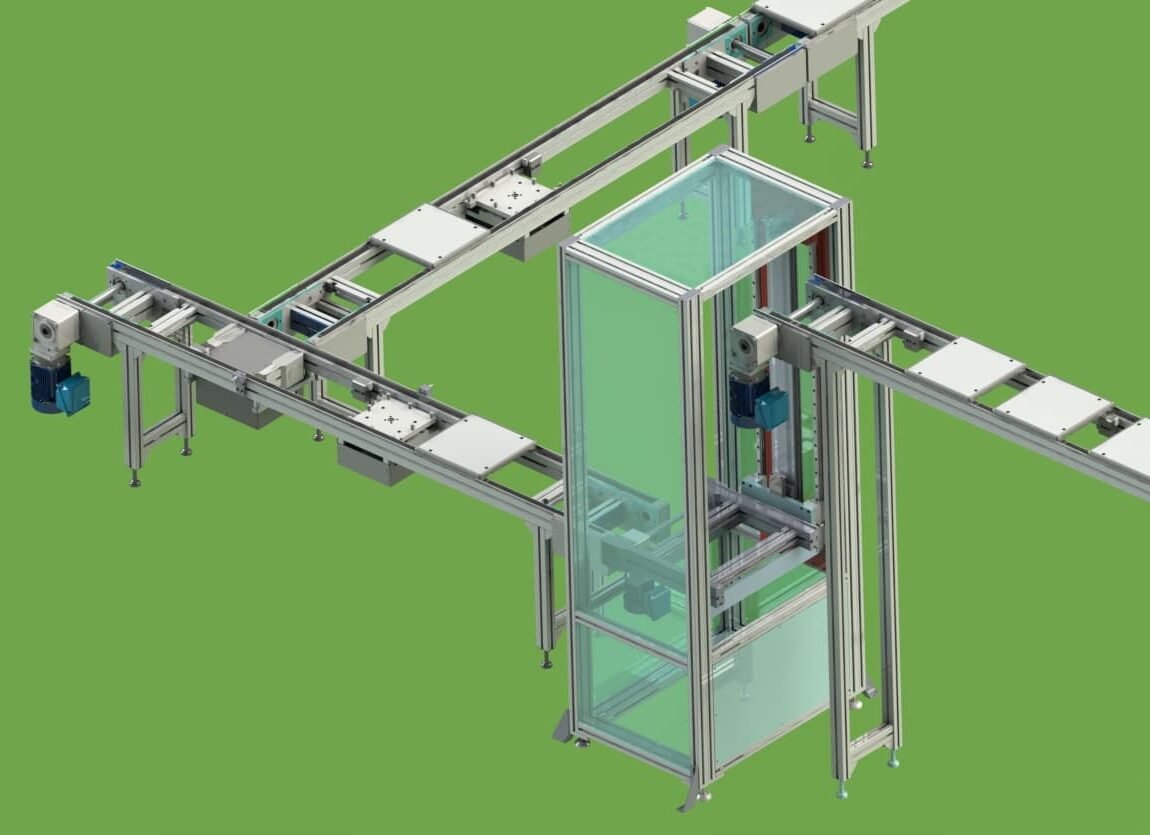 An application scenario or product detail of vertical conveyor belt system - Image 7