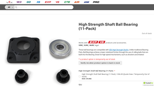 VEX - High Strength Shaft Ball Bearing (11-Pack)