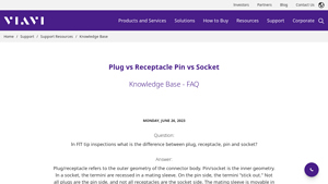 Viavi Solutions - Connectors