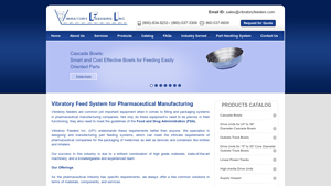 Vibratory Feeders - Pharmaceutical Bowl Parts Handling System