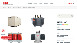Vietnam Transformer - Types of Transformers