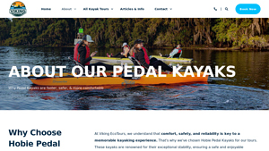 Viking Eco Tours - Hobie Pedal Kayaks