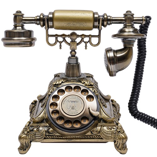 An application scenario or product detail of vintage rotary phone - Image 12