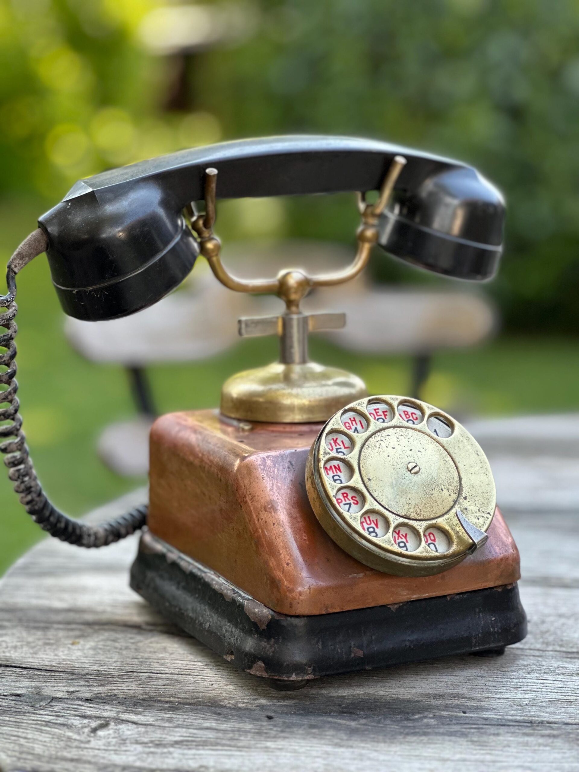 An application scenario or product detail of vintage rotary phone - Image 16