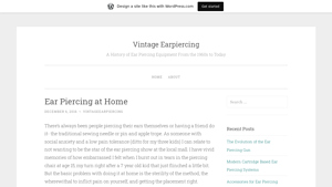 Vintage Ear Piercing - Self-Piercing Sleeper Earrings