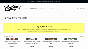 Vintage Truckers - Funny Trucker Hats Collection