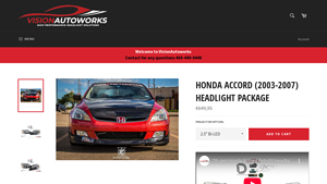 Vision Auto Works - Honda Accord Headlight Package
