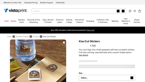 VistaPrint - Custom Kiss-Cut Stickers