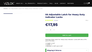 Vizilok - SS Adjustable Latch